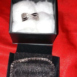 Diamond ring size 7,and diamond bracelet